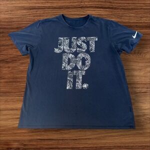 Nike‎ Just Do It T-Shirt Men's Graphic Tee Short Sleeve Casual Top XL